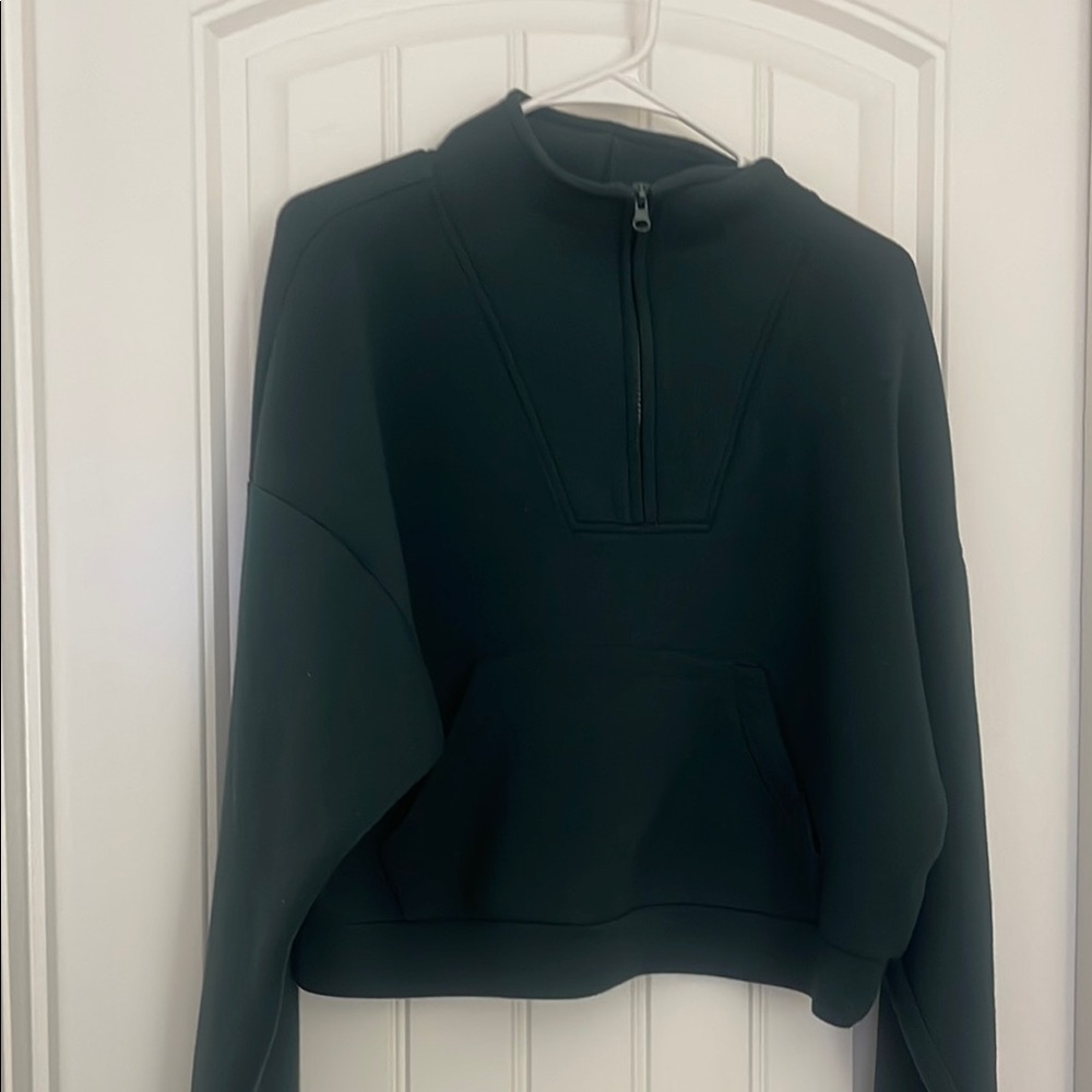 Altar'd State Green Polo Sweatshirt